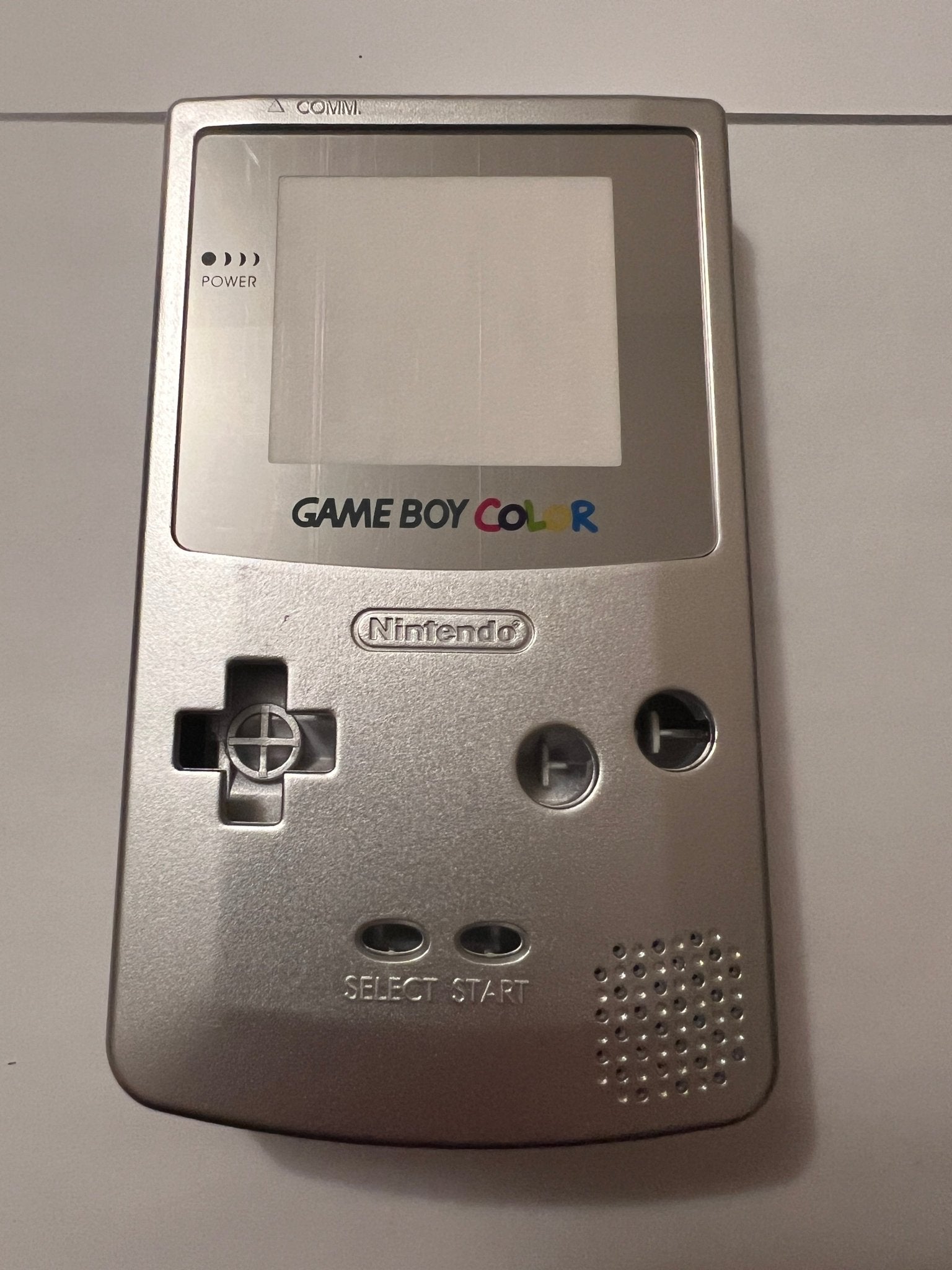 Shell for Game Boy color silver imperfect clearance - 1