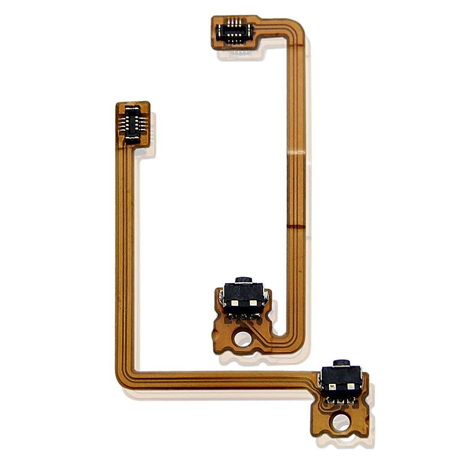 Shoulder trigger flex cable for 3DS XL 2012 Nintendo buttons L R left right set internal replacement | ZedLabz