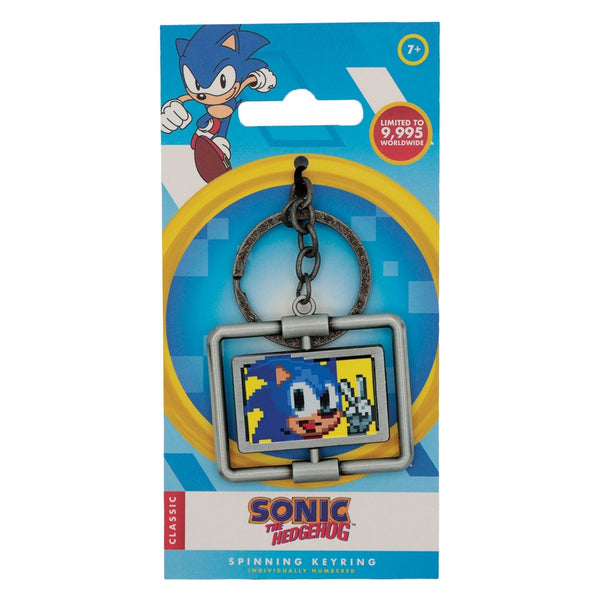 Sonic the Hedgehog Spinning Signpost Keyring | Fanattik - 2