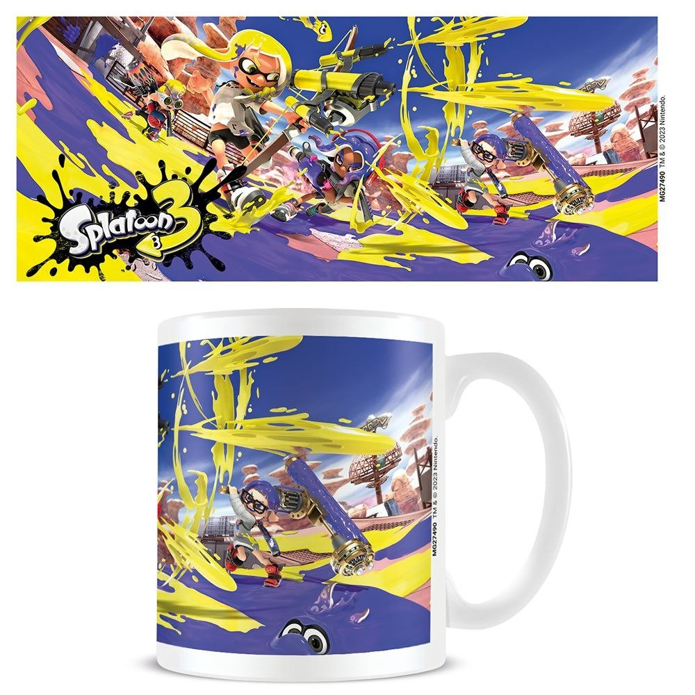 Splatoon 3 Splatlands official mug 11oz/315ml white ceramic | Pyramid