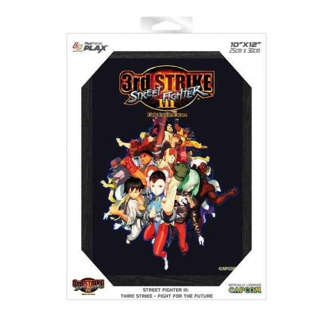 Street Fighter 3: Third Strike - fight for the future lenticular frame 3D wall art officially licensed 10"x12" inch (23x30cm) | Pixel Frames