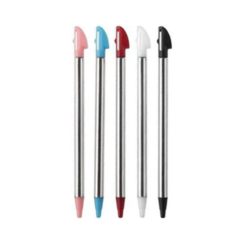 Stylus for 3DS XL 2012 extendable metal slot in pens 5 pack multi colour | ZedLabz