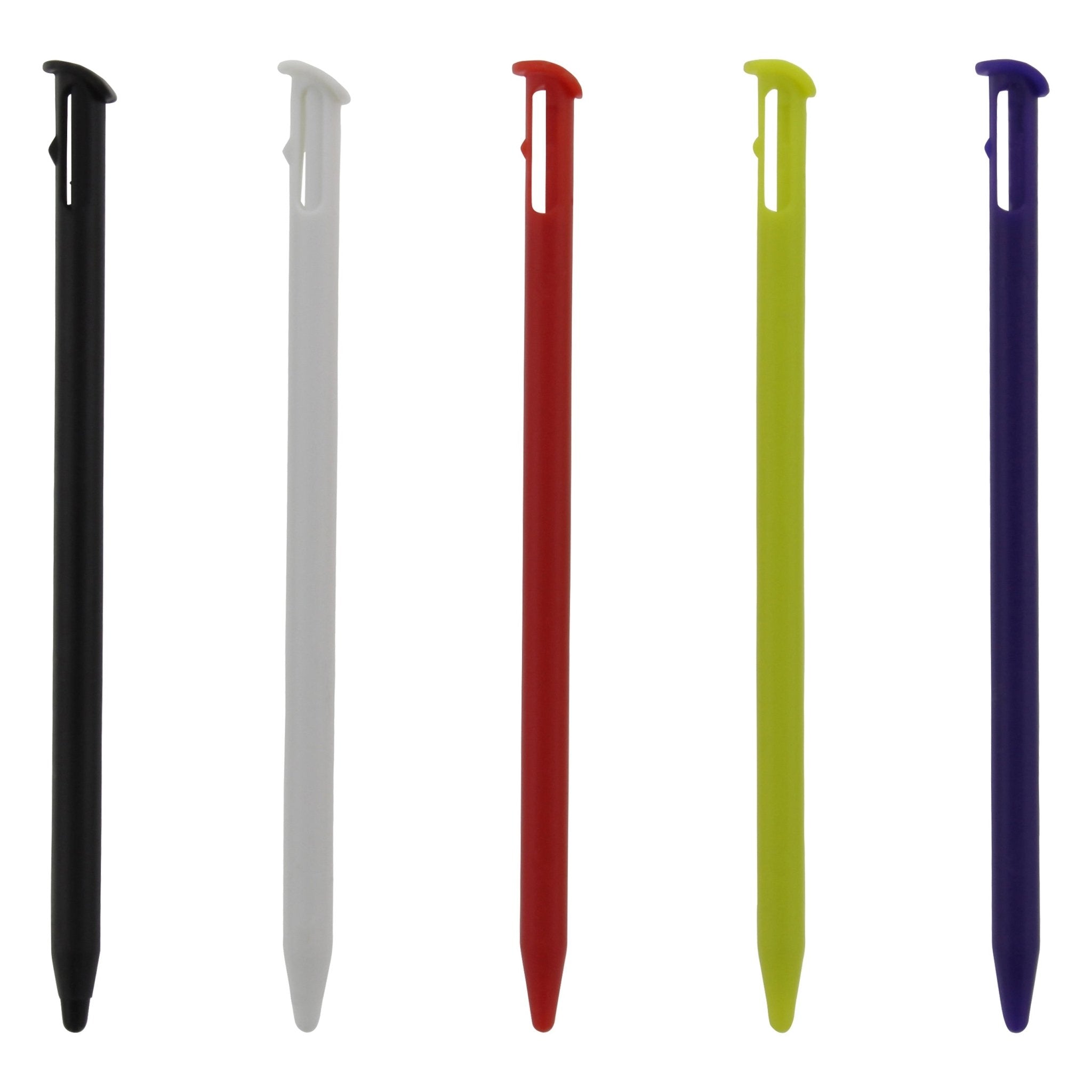 Stylus for New 3DS (new 2015 regular size model) Nintendo compatible slot in touch screen pens replacement - 5 pack multi colour | ZedLabz