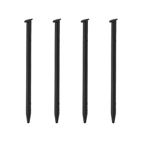 Stylus for New 3DS Nintendo slot in touch pens compatible replacement – 4 pack Black | ZedLabz