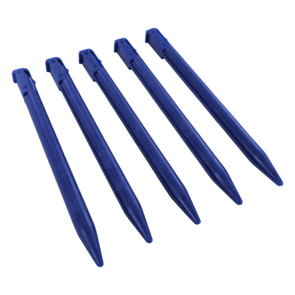 Stylus for Nintendo 3DS (2012) touch screen pen slot In replacement - 5 pack blue | ZedLabz