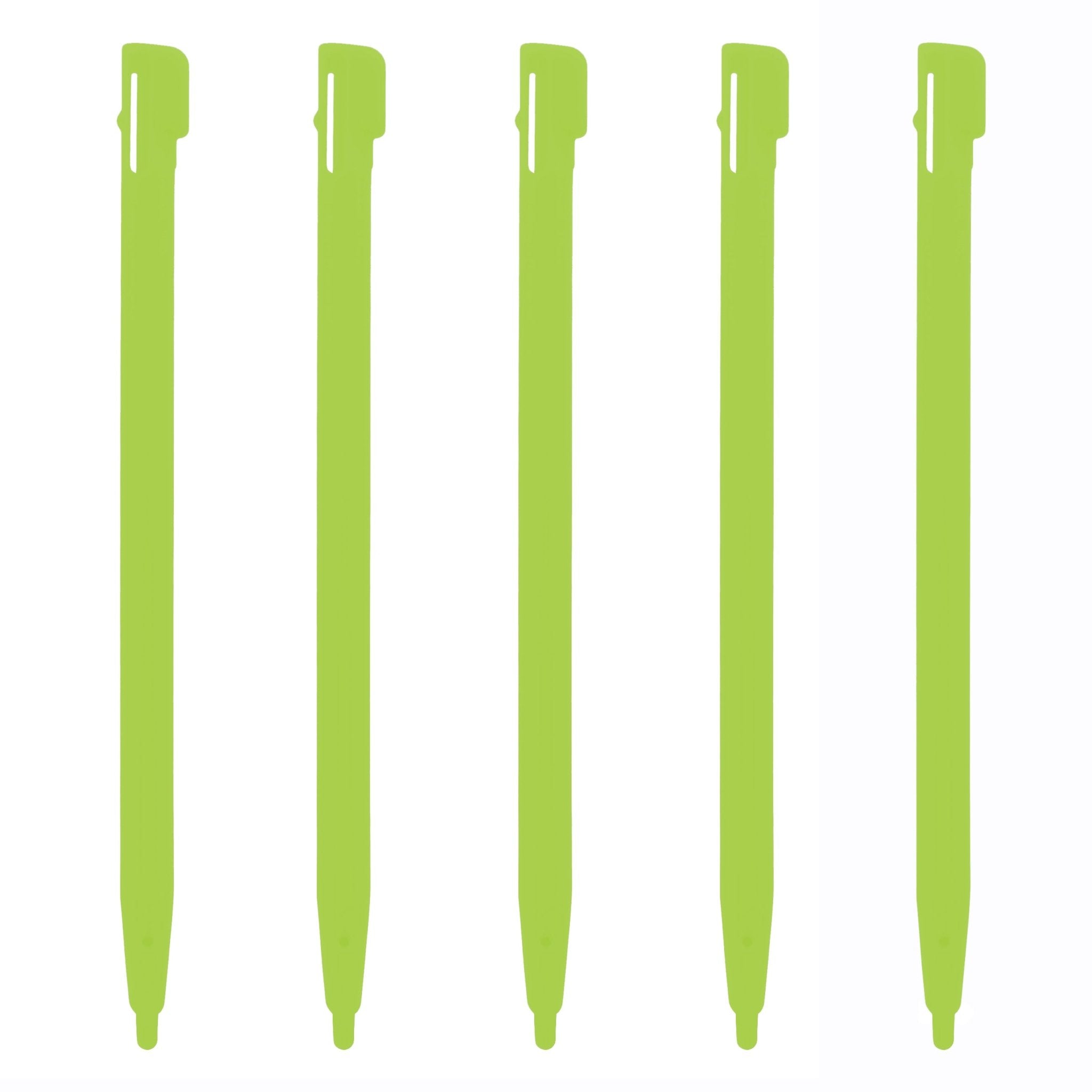 Stylus for Nintendo DSi original TWL-001 slot in touch pen - 5 pack light green | ZedLabz