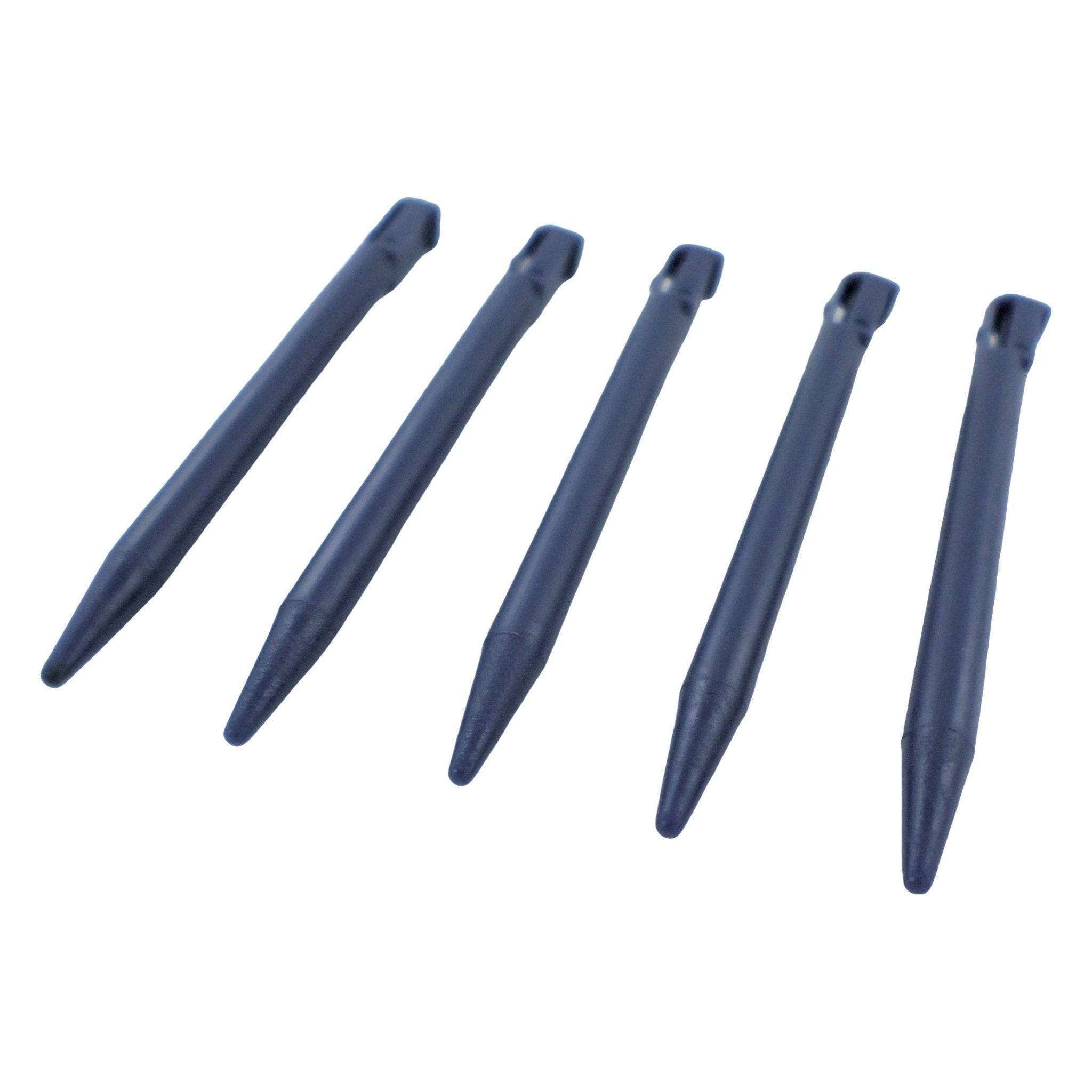 Stylus set for 3DS Original Nintendo slot in touch screen pen replacement - 5 pack Navy | ZedLabz