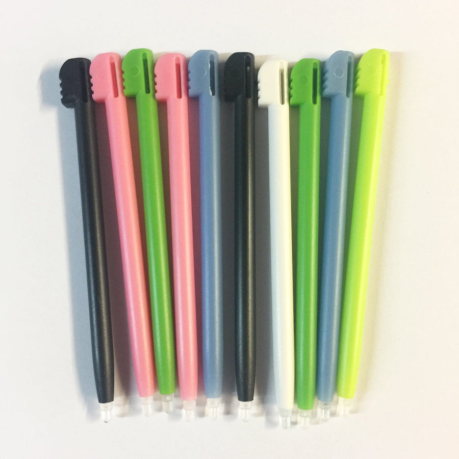 Stylus set for DS Lite Nintendo console slot in touch pen replacement - 10 pack Multi colour random | ZedLabz - 1
