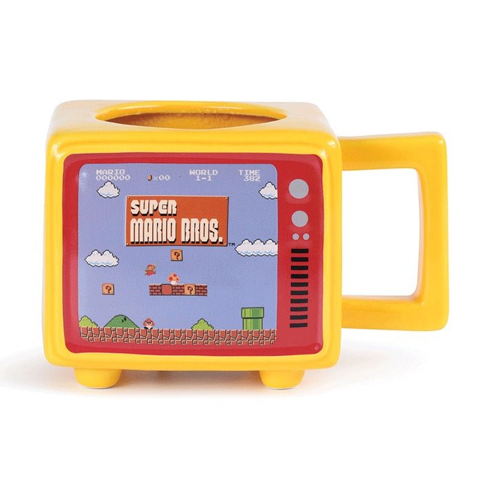 Super Mario Bros Yoshi like a boss retro TV shaped official mug 17oz/500ml | Pyramid