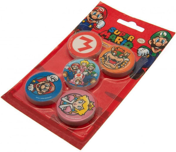 Super Mario characters rubber eraser set of 5 | Pyramid - 2