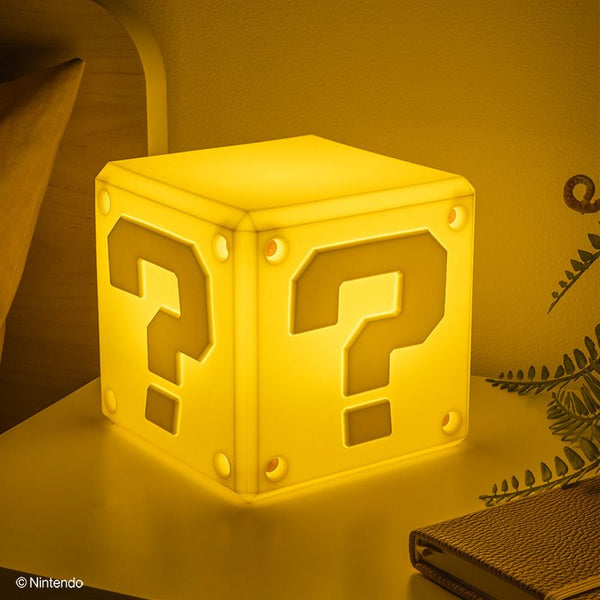 Super Mario Question Block SquishyGlo Light Rechargeable | Paladone - 1