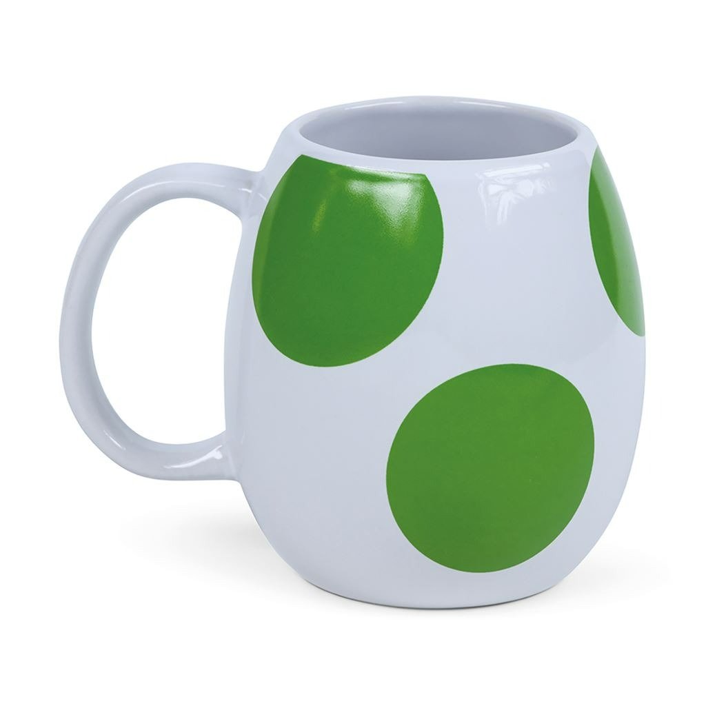 Super Mario Yoshi 3D novelty egg shaped mug 11oz/315ml White | Pyramid