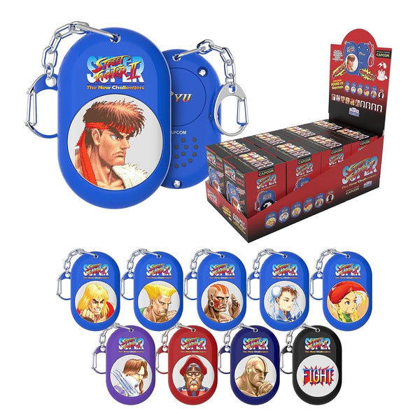 Super Street Fighter II SoundBytes Sound FX Keychain Blind Box | Level Up Labs