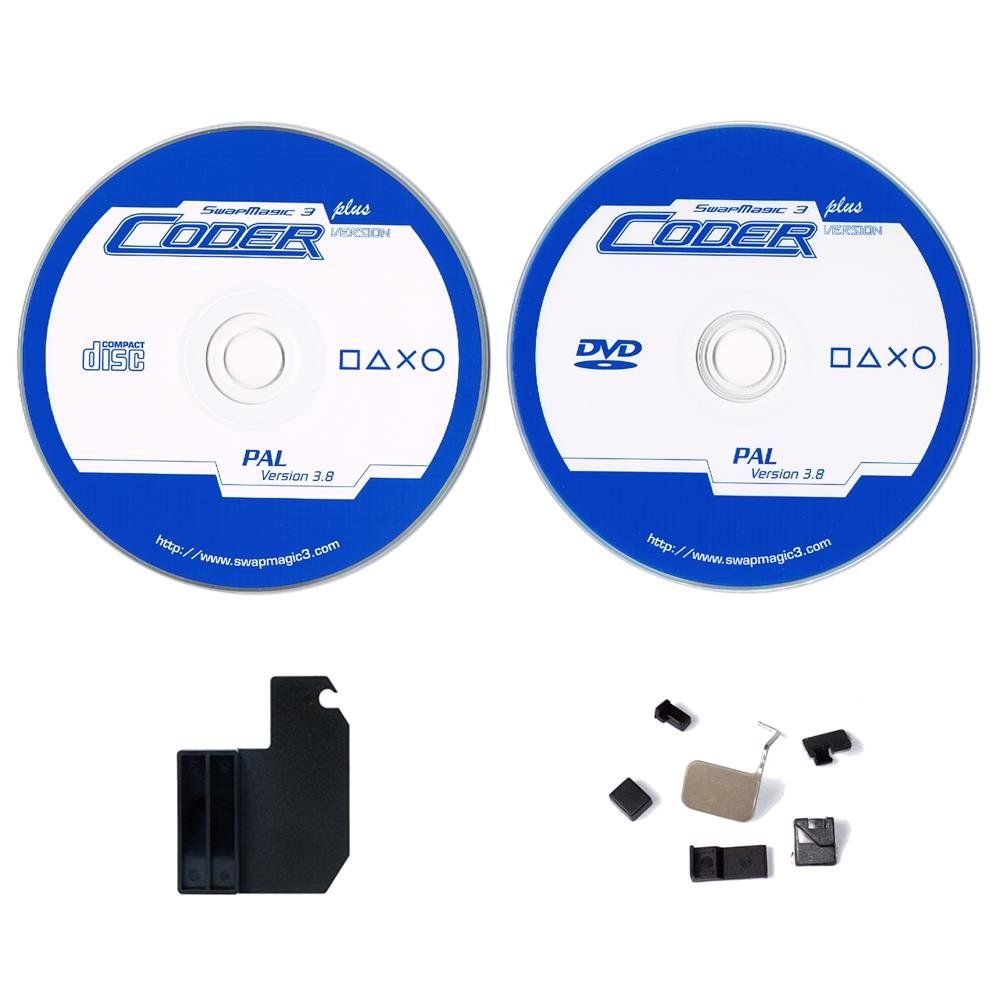 Swap Magic 3.8 Coder region free / cheat CD DVD software & Magic key Tools for PS2 Playstation 2