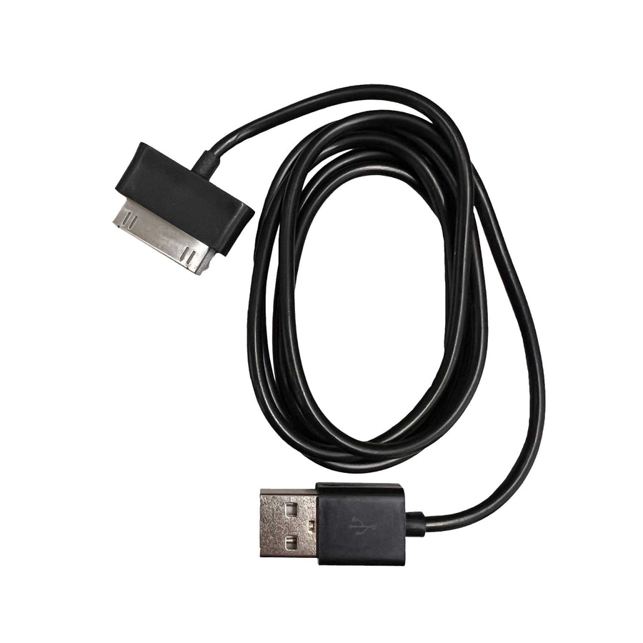 Sync Cable For iPod, Nano, Touch, iPhone 3G, 3GS, 4, 4S, iPad, iPad2, iPad3 USB 30 Pin Data - 3.2 Feet/1M | ZedLabz - 1