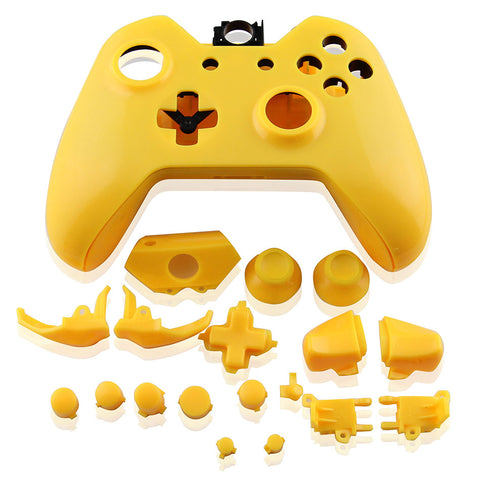 Housing shell for Xbox One controller Microsoft 1st gen 1537 full complete repair kit - Matte Yellow | ZedLabz