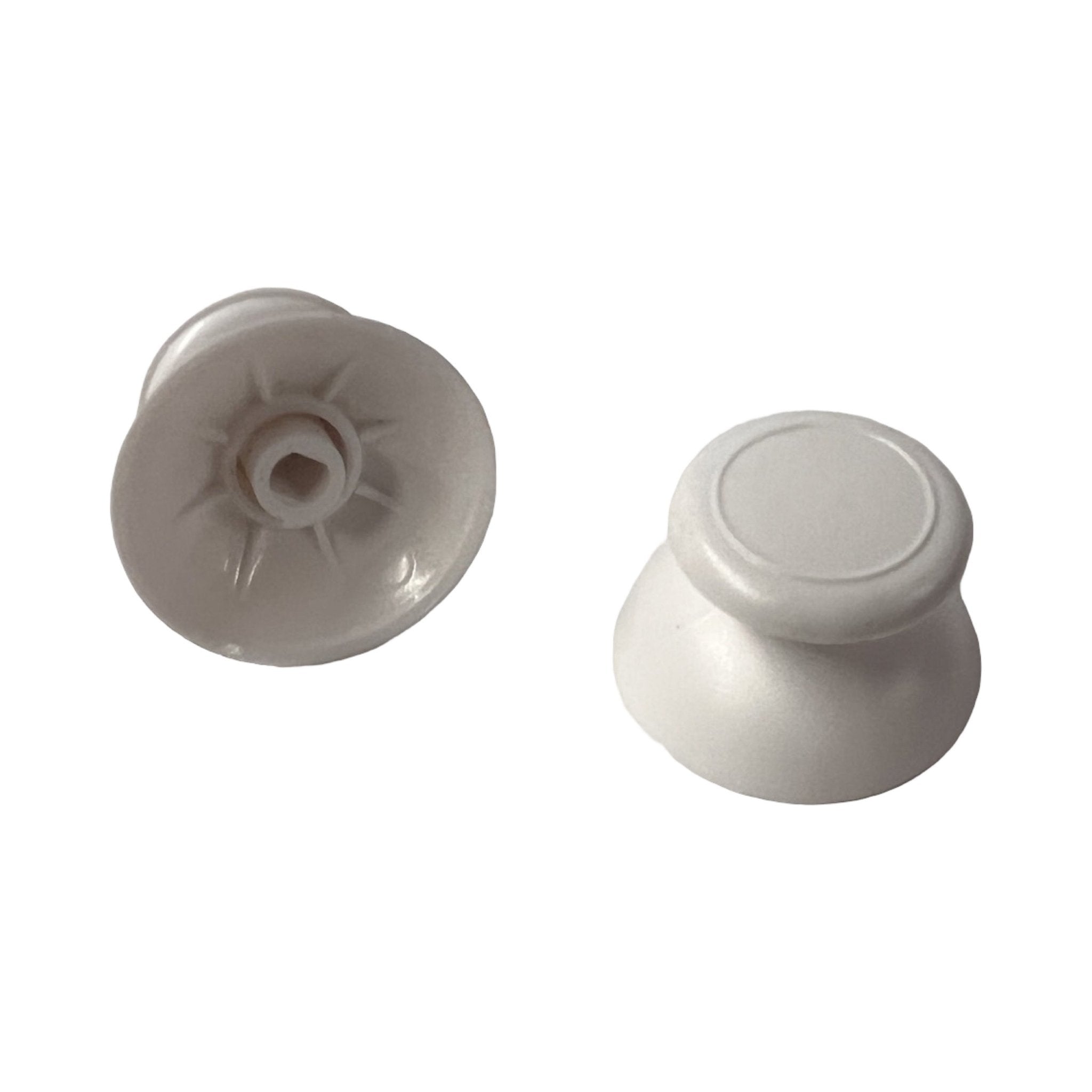 Thumbsticks for Nintendo Wii U Gamepad controller analog rubber grip sticks - 2 pack White | ZedLabz - 2