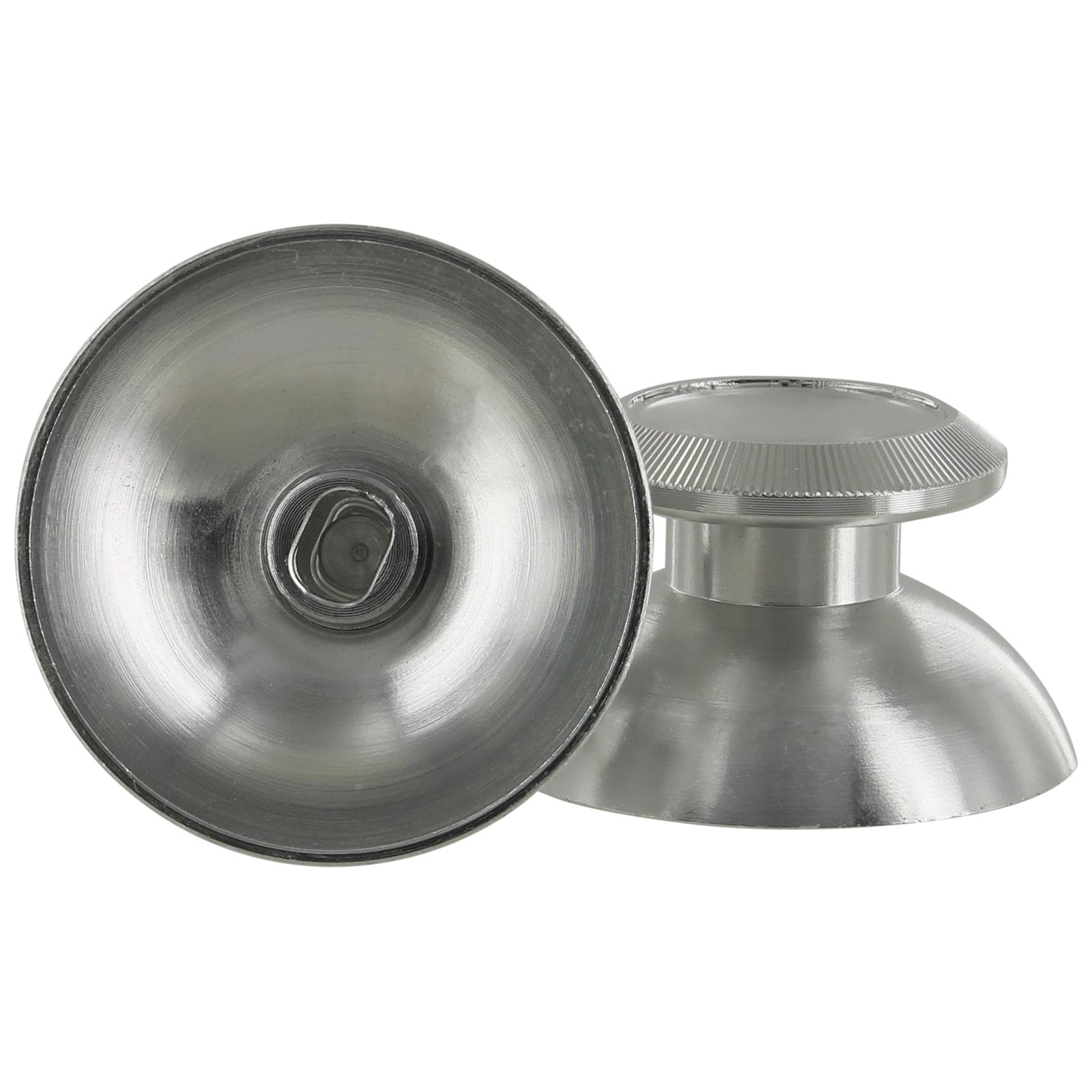Thumbsticks for Sony PS4 controllers aluminium alloy metal analog replacement - Silver REFURB | ZedLabz - 2