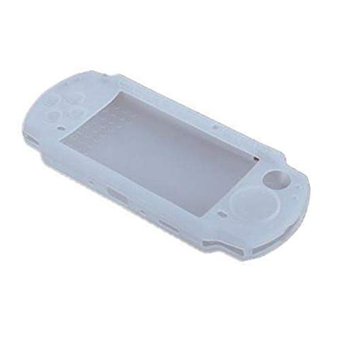 Protective case for Sony PSP 3000 console silicone rubber grip skin rubber - Semi Clear | ZedLabz