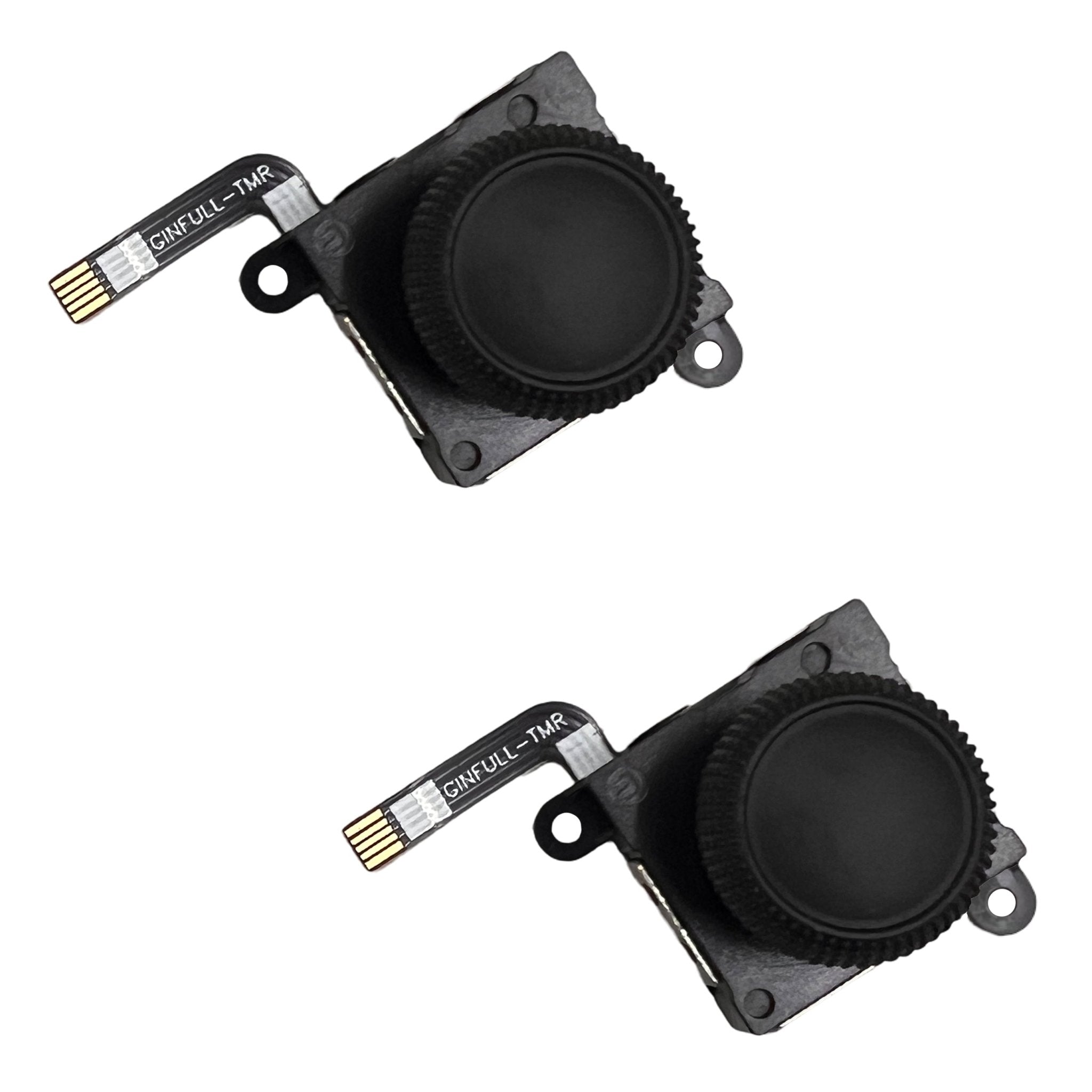 TMR analog joystick module for Nintendo Switch Joy-con controller & Switch Lite, sensor upgrade mod - 2 Pack black | Ginfull