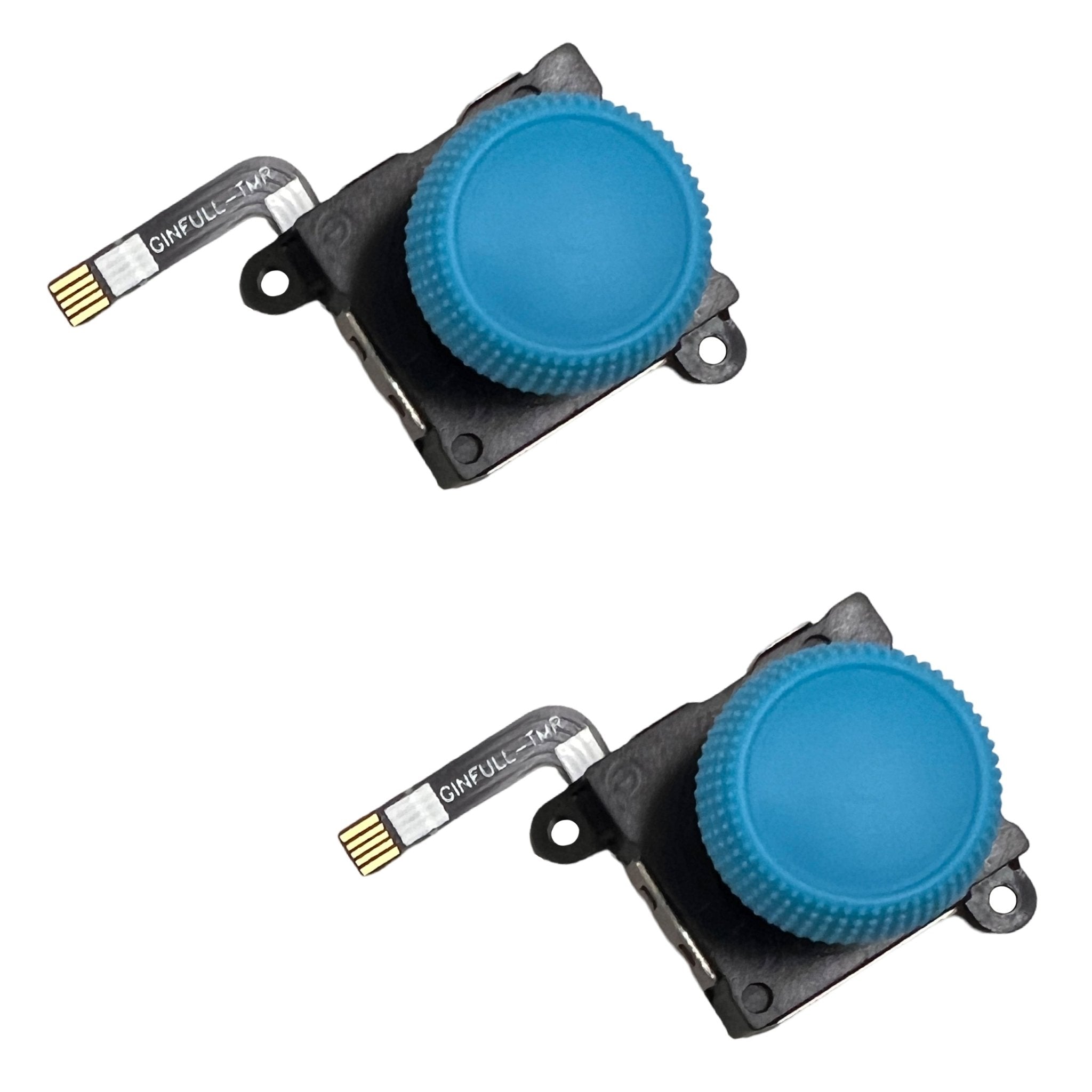 TMR analog joystick module for Nintendo Switch Joy-con controller & Switch Lite, sensor upgrade mod - 2 Pack blue | Ginfull
