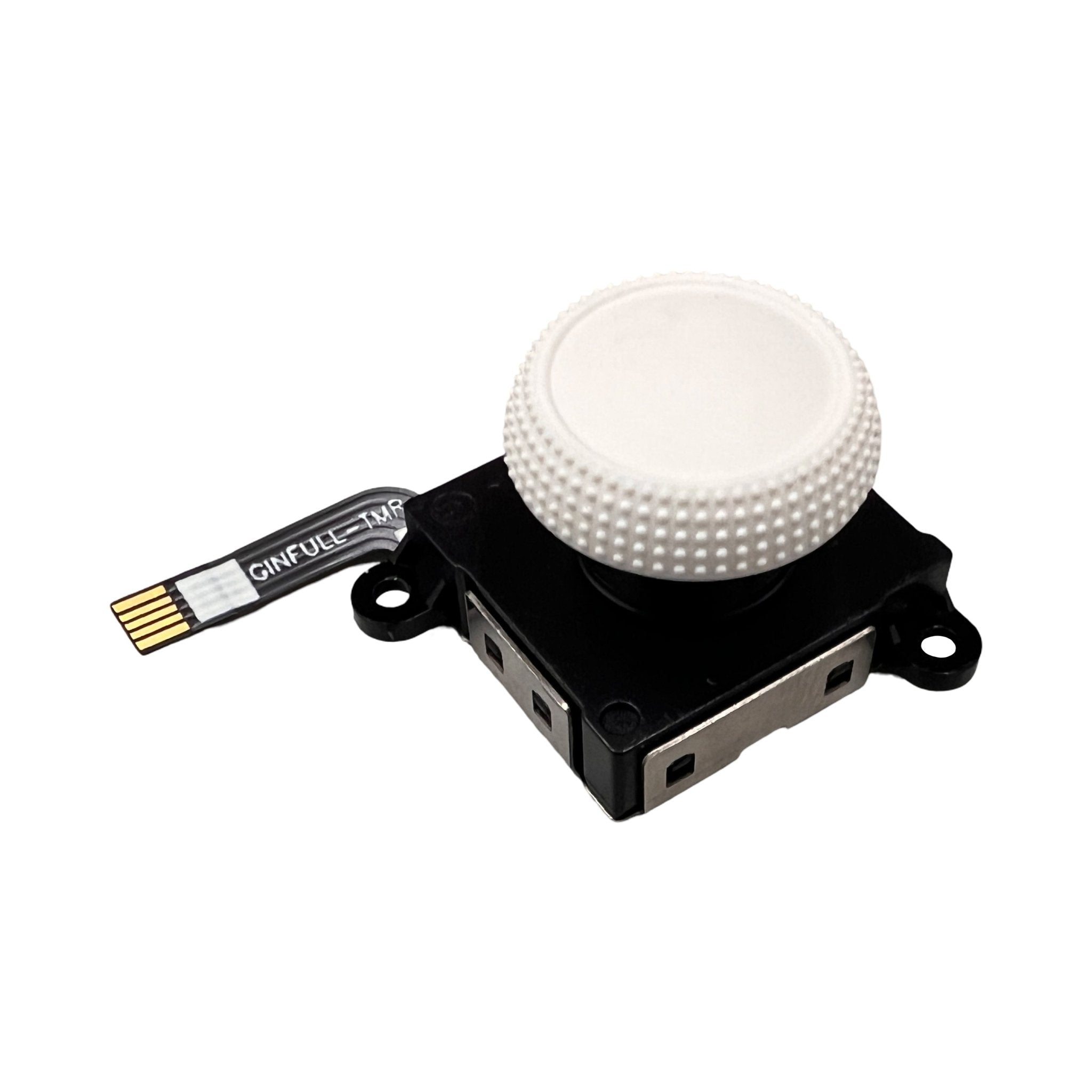 TMR analog joystick module for Nintendo Switch Joy-con controller & Switch Lite, sensor upgrade mod - 2 Pack white | Ginfull