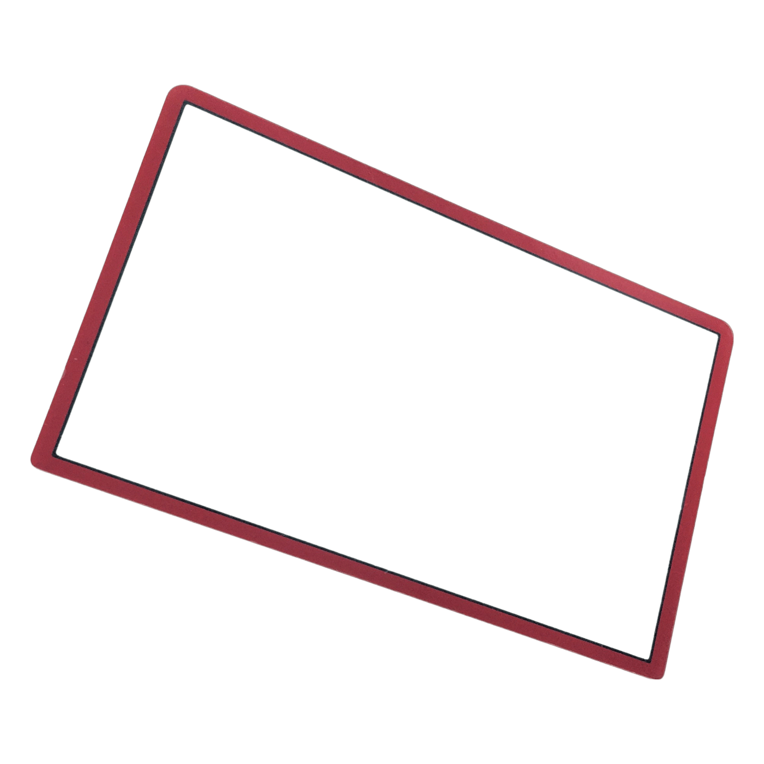 Top screen lens for Nintendo 3DS XL & New 3DS XL console plastic upper cover replacement - Red | ZedLabz