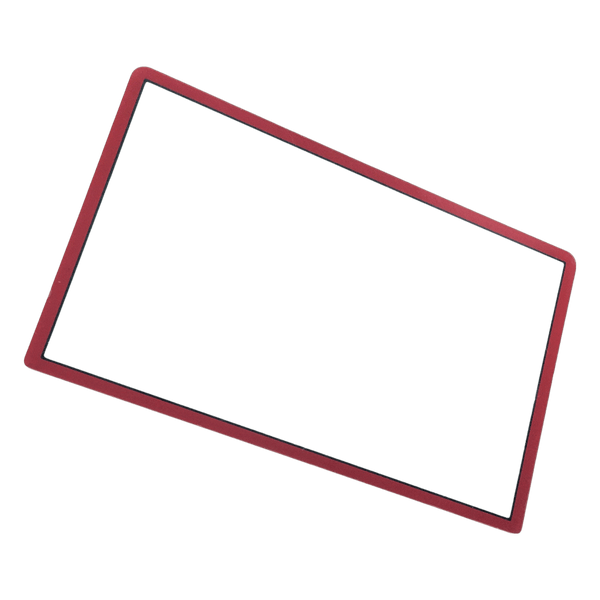 Top screen lens for Nintendo 3DS XL & New 3DS XL console plastic upper cover replacement - Red | ZedLabz