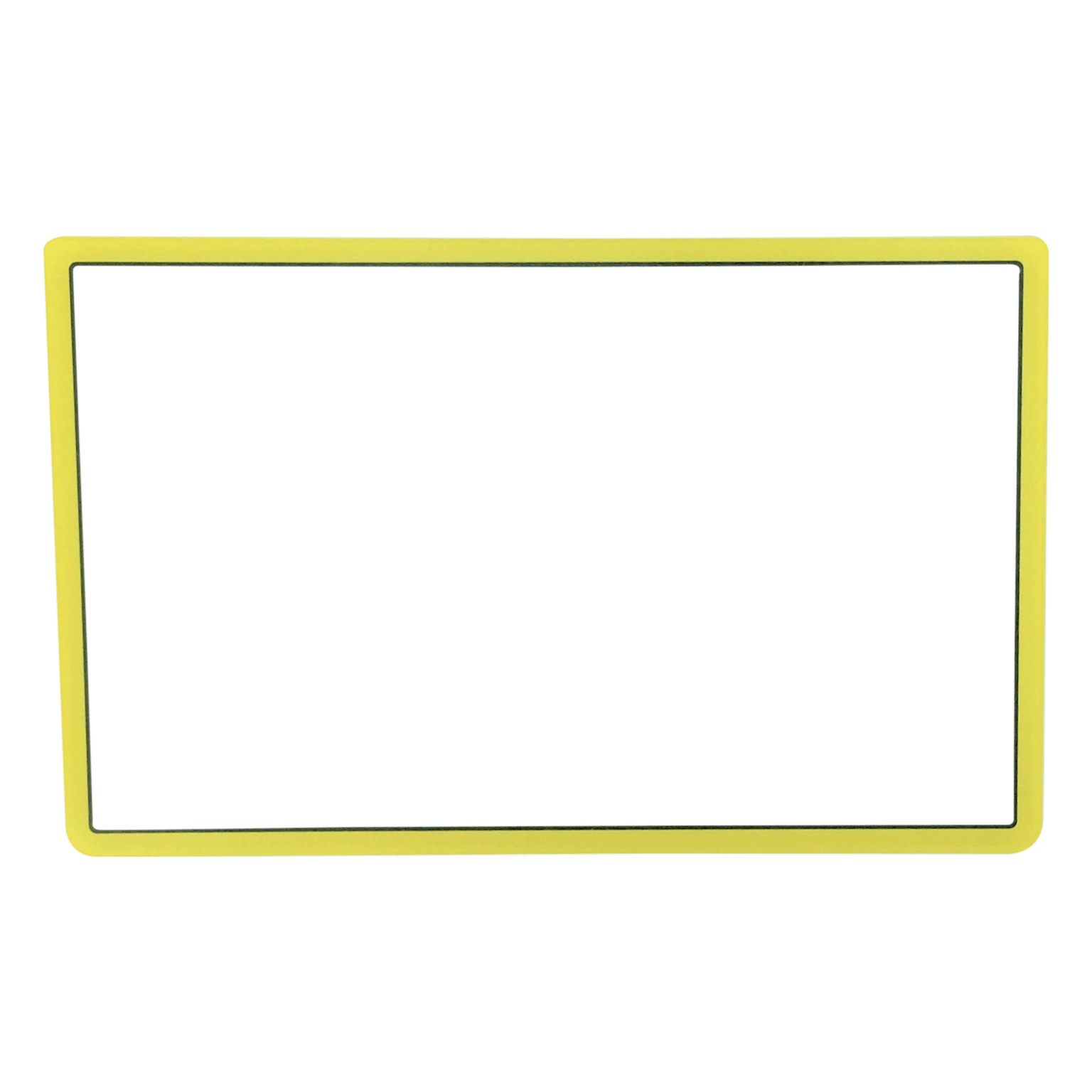 Top screen lens for Nintendo 3DS XL & New 3DS XL console plastic upper cover replacement - Yellow | ZedLabz