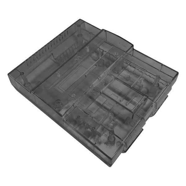 Transparent shell for SNES Super Nintendo NTSC (North America NA) console - Clear black | Retro Game Restore