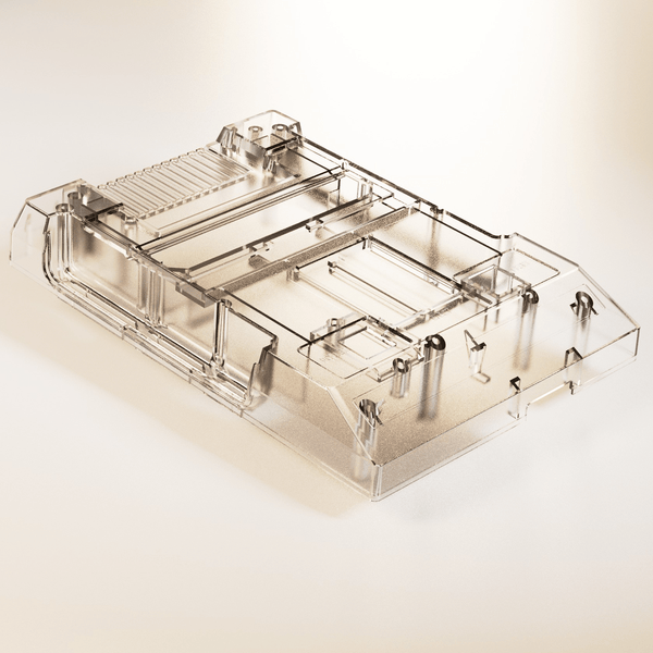 Transparent top shell for Nintendo Famicom NES console - Clear | Retro Game Restore