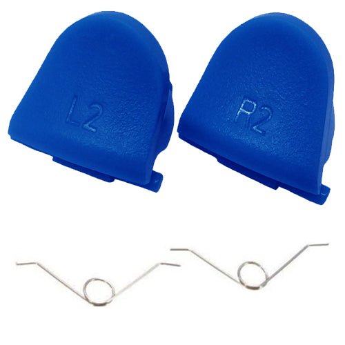 Trigger Button & Spring Set For Sony PS4 Controllers - Blue | ZedLabz