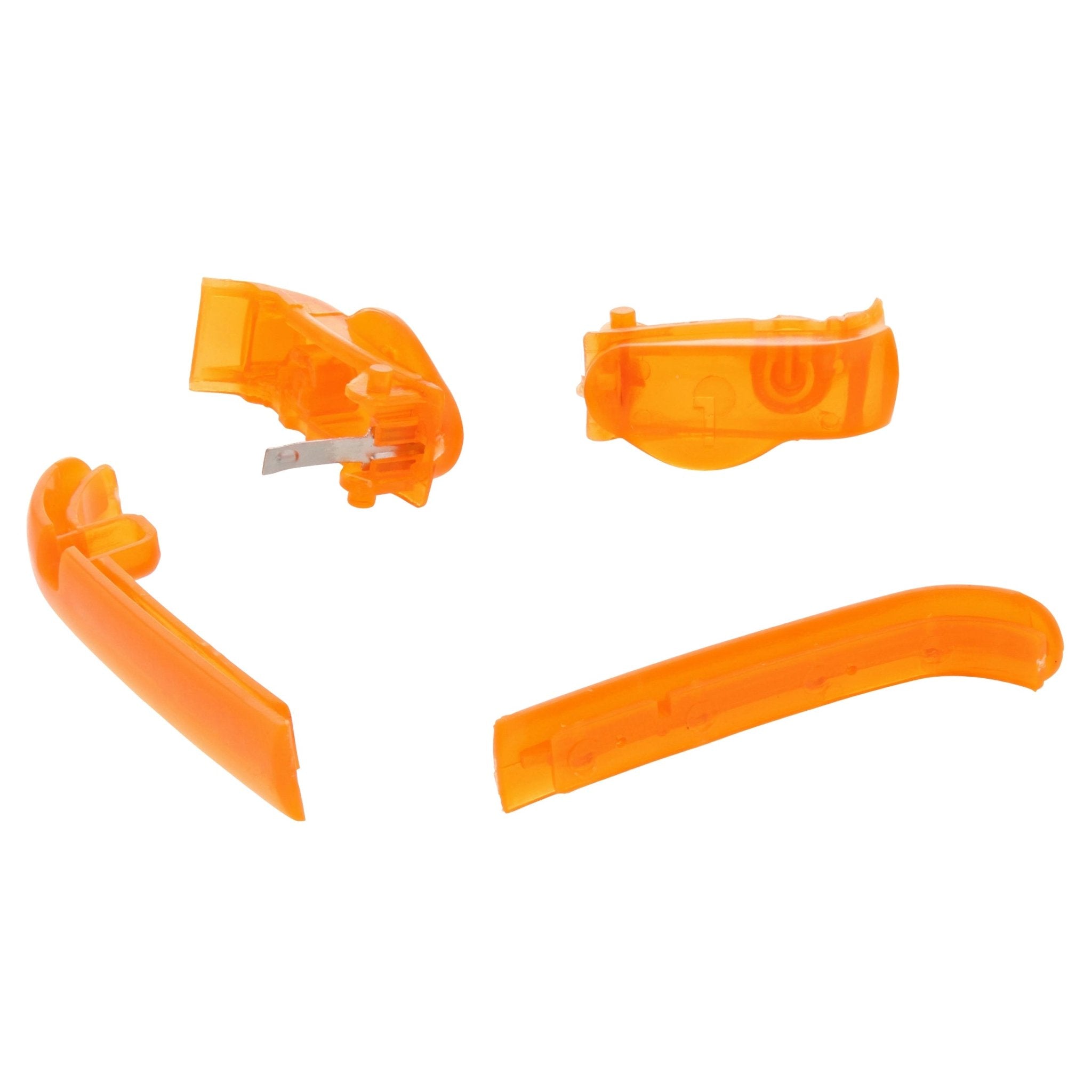 Trigger & Side Bumper Button Set For Nintendo Game Boy Advance - Clear Orange | ZedLabz - 1