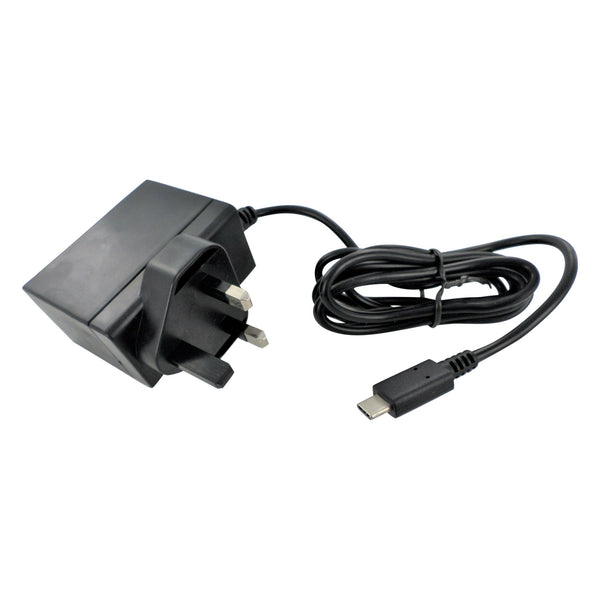 UK/IE power supply AC/DC adapter charger for Nintendo Switch & Switch lite console wall lead replacement - black | ZedLabz