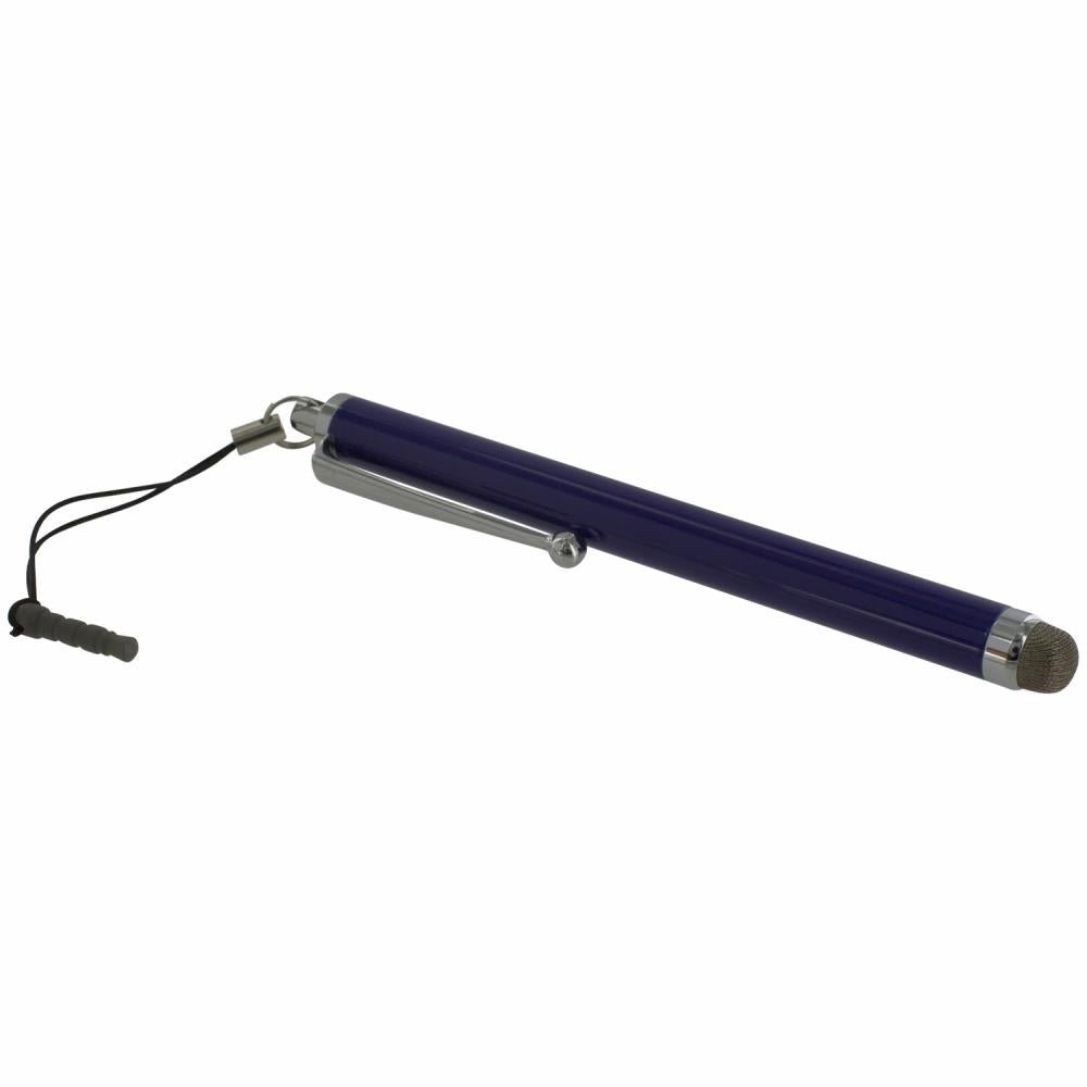 Ultra Smooth Micro Knit Fibre Capacitive Touch Screen Stylus Pen blu