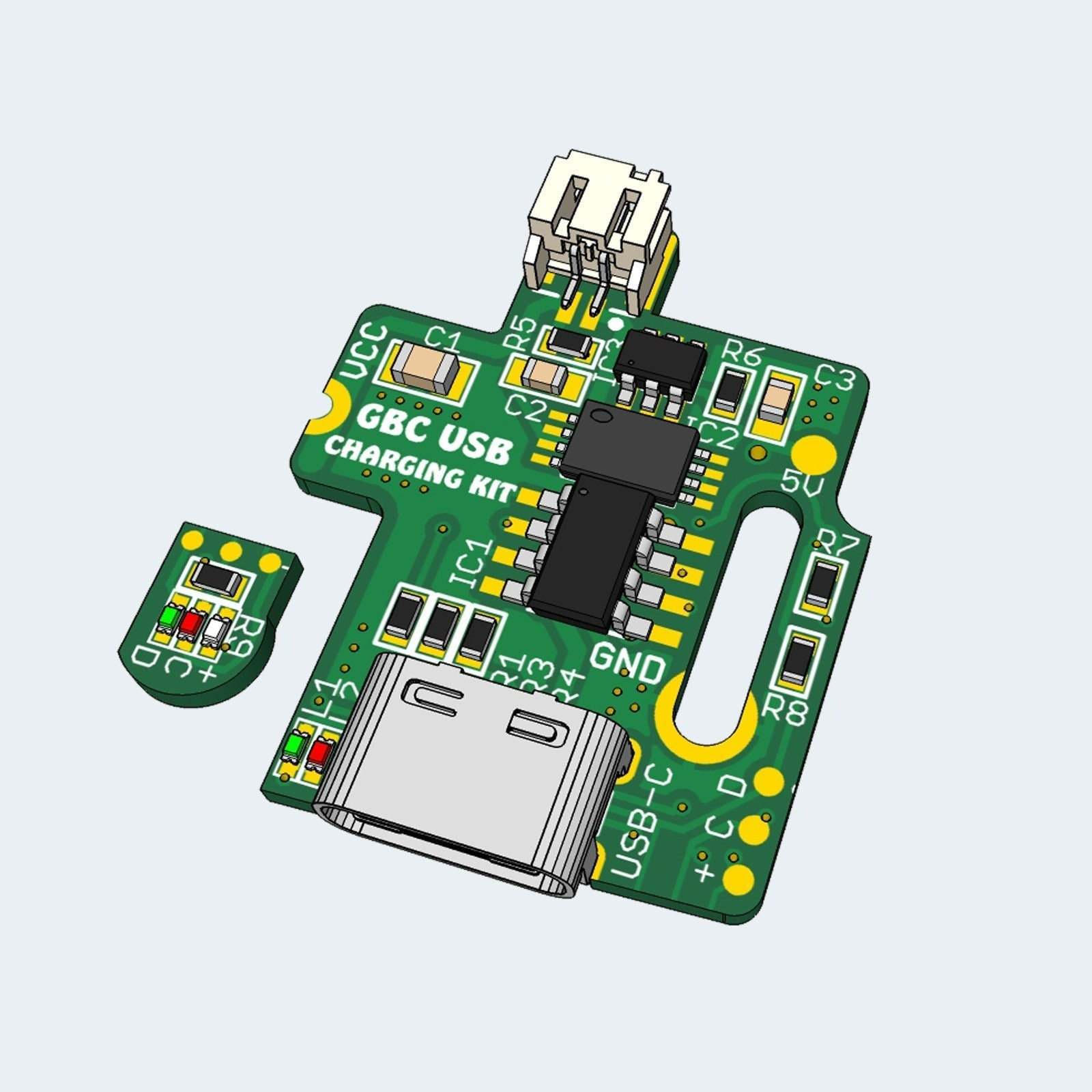 Giltesa USB-C mod for Game Boy Color