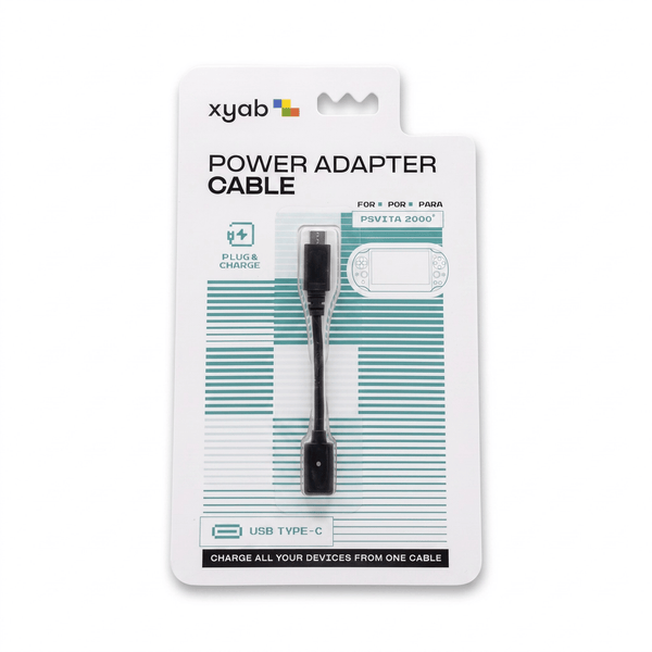 USB-C power adapter cable for Sony PS Vita 2000 | XYAB - 2