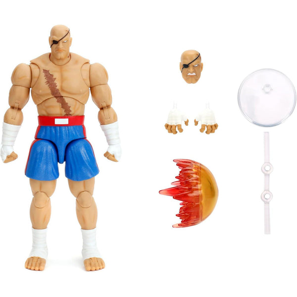 Ultra Street Fighter II: The Final Challengers Sagat Deluxe 1:12 Scale Action Figure | Jada Toys