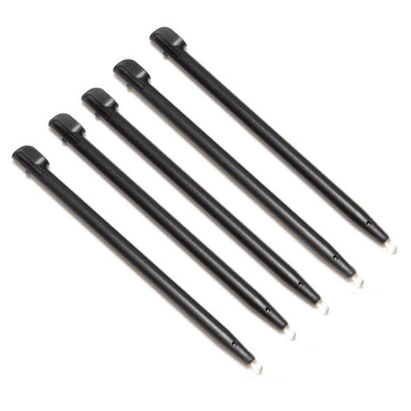 Stylus for DSi XL LL Nintendo console slot in touch pen compatible replacement - 5 pack black | ZedLabz