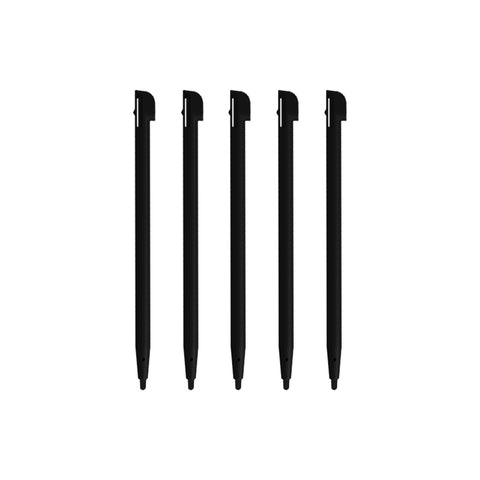 Stylus for DSi XL LL Nintendo console slot in touch pen compatible replacement - 5 pack black | ZedLabz