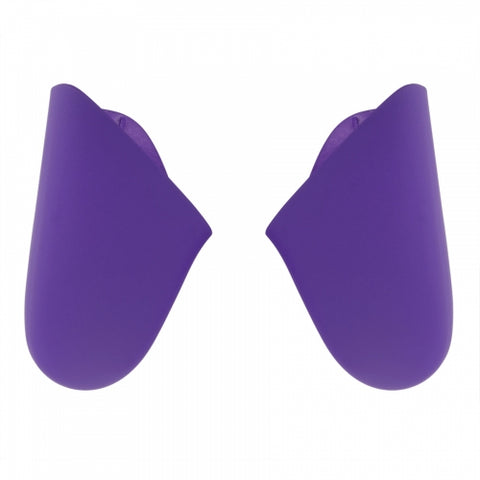 Handle grips for Nintendo Switch Pro controller Left & Right shell soft touch finish replacement - Purple | ZedLabz