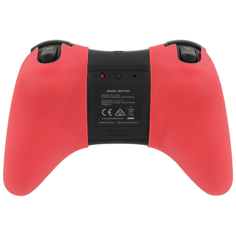 ZedLabz silicone protective skin cover for Nintendo Wii U pro controller - Red