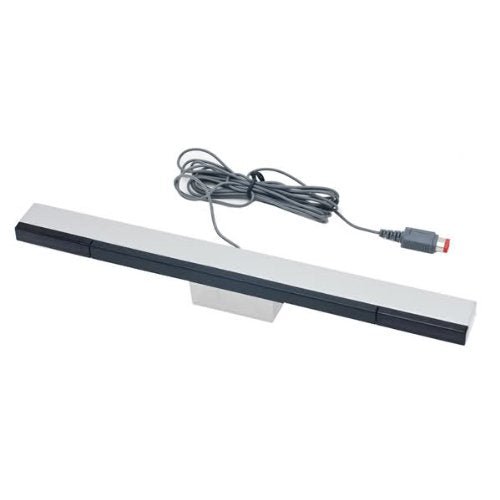 Wired sensor bar for Nintendo Wii, Wii remote & motion plus infrared ray LED compatible with clear stand - REFURB | ZedLabz