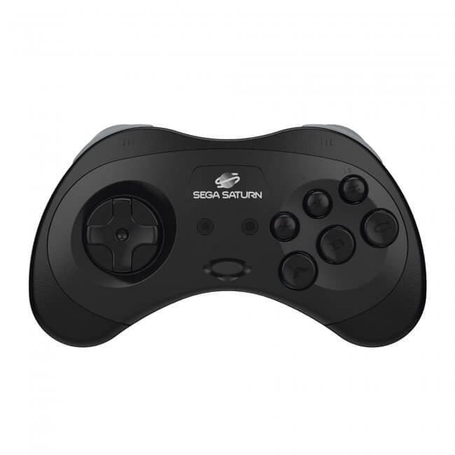 Wireless Controller for Sega Saturn, PC, & Mac 2.4G - Black | Retro-Bit