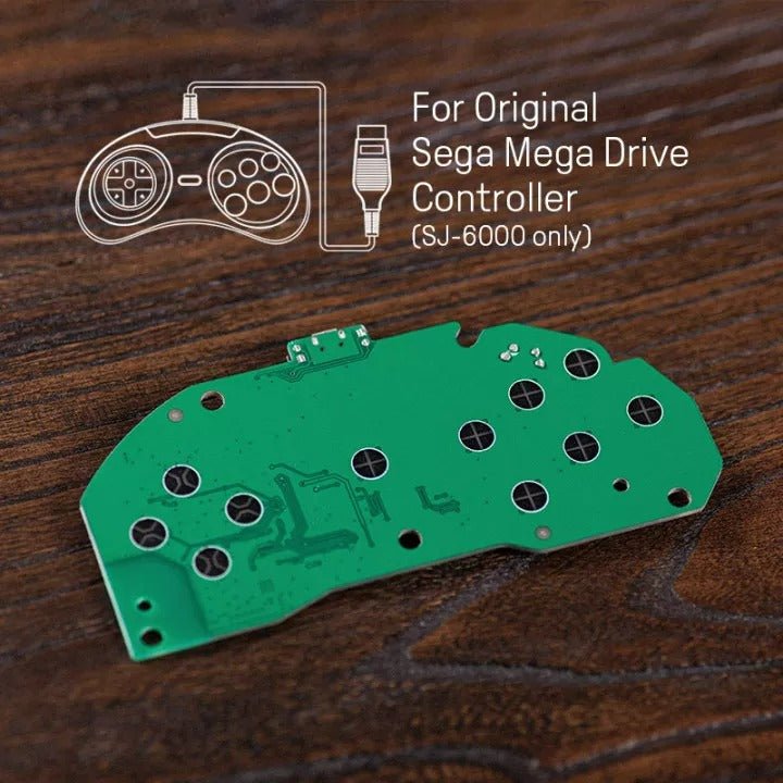 Wireless upgrade mod kit for original Sega Megadrive / Genesis controller (SJ-6000 only) | 8Bitdo