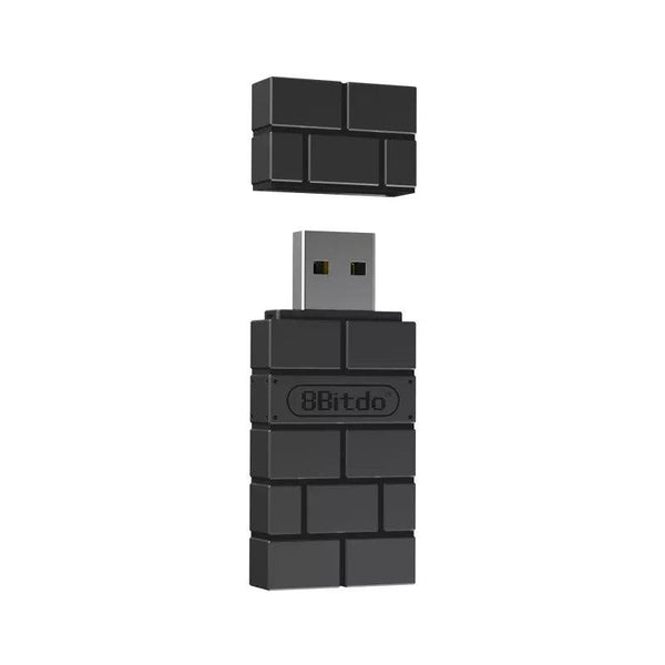 Wireless USB Adapter 2 - Bluetooth controller receiver for Switch, PC, macOS, Raspberry Pi & PS Classic - Black | 8BitDo - 1