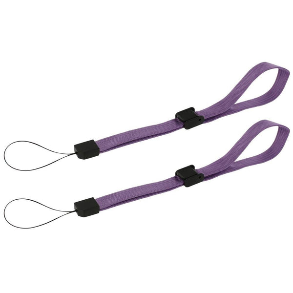 Wrist strap for Wii DS 3DS PSP Vita Camera Mobile Phone adjustment - 2 pack Purple | ZedLabz