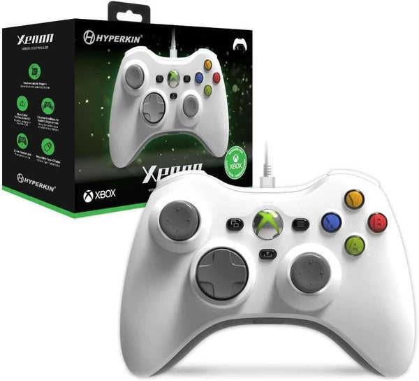 Xenon wired controller for Xbox Series X/ Xbox Series S/ Xbox One/ Windows 10|11 PC officially licensed - White | Hyperkin - 1