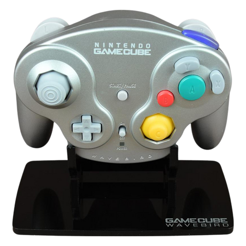 Display stand for Nintendo GameCube WaveBird controller - Crystal Black | Rose Colored Gaming