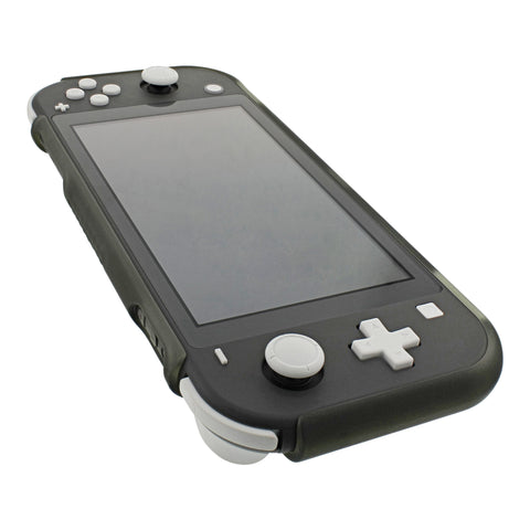 Flexi gel protective case for Nintendo Switch Lite (2019 model) premium soft TPU shock absorbing bumper protector cover – Grey | ZedLabz